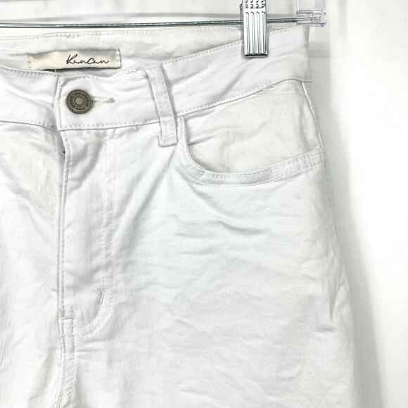 KanCan Jeans Women's Apx Size 27 Mid Rise Slim Cut Denim White - Picture 3 of 6